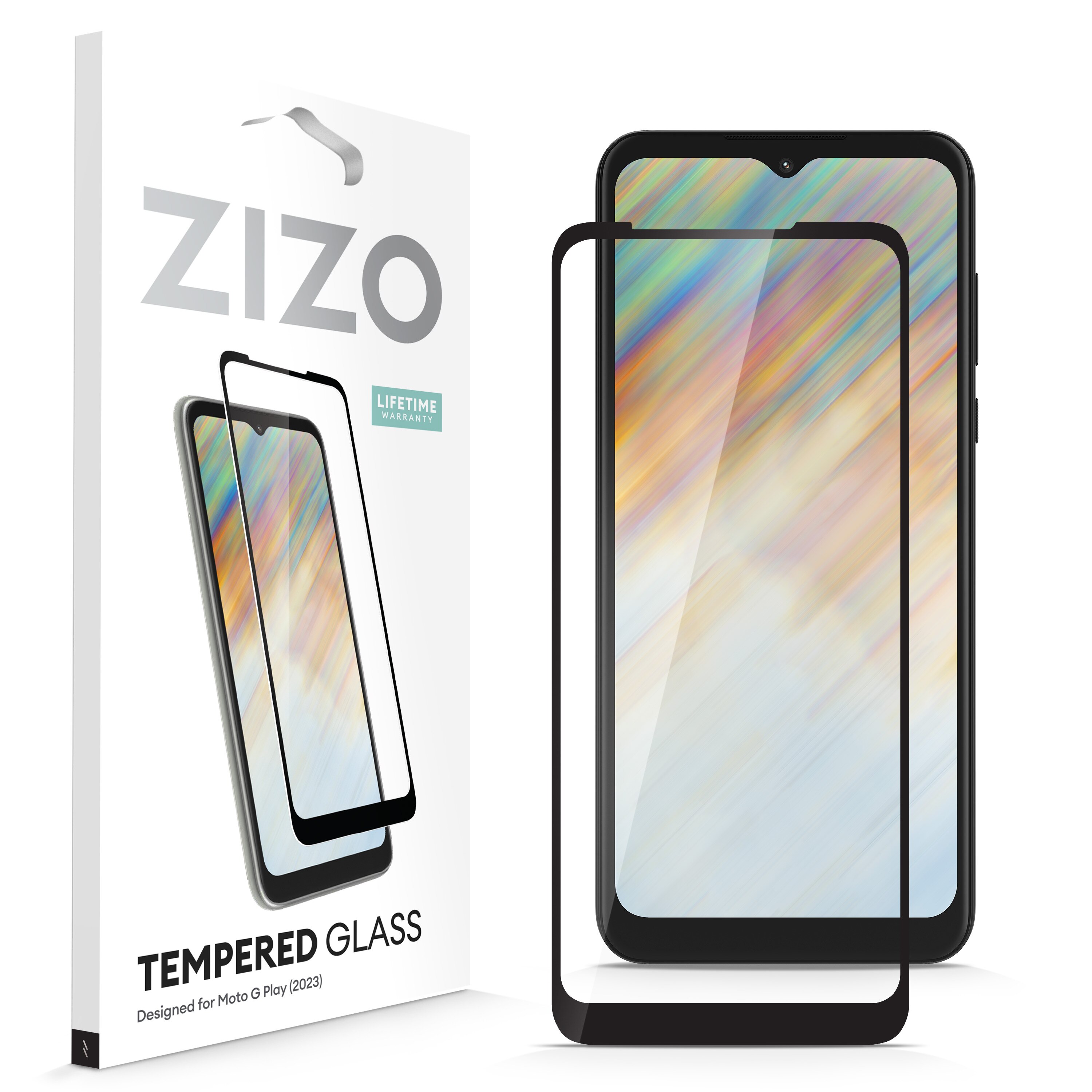 moto g play (2023) ZIZO Full Glue Glass Screen Protector
